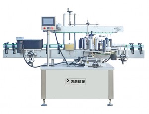 全自動(dòng)圓瓶扁瓶雙面貼標(biāo)機(jī)